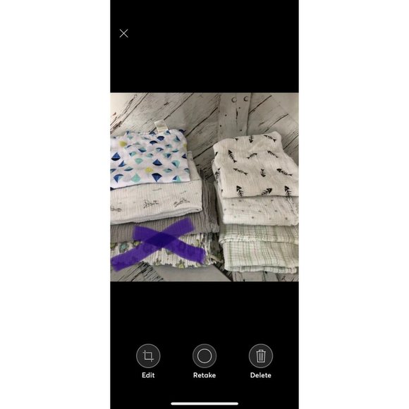 baby swaddle muslin blankets lot - Picture 1 of 5